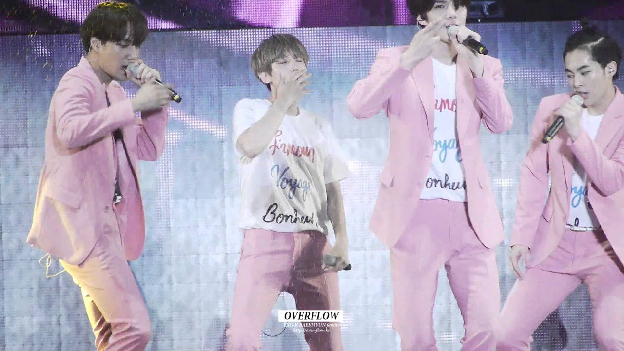 [OVERFLOW] 150723 lotte lovely young - call me baby BAEKHYUN