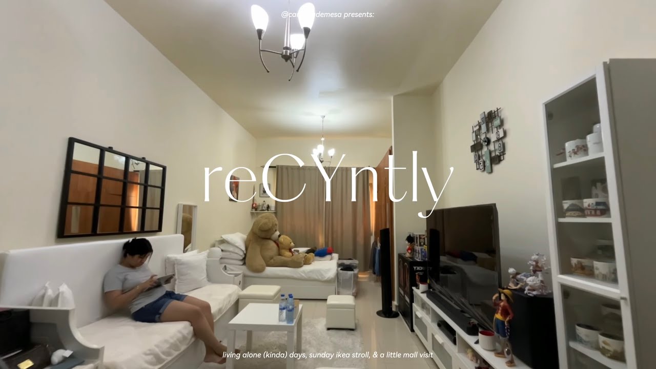 reCYntly: living alone (kinda) days, sunday ikea stroll, & a little mall visit *ੈ✩‧₊˚