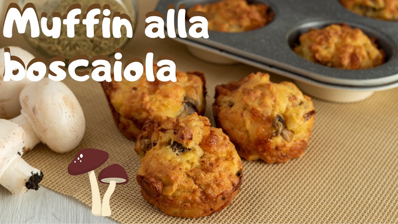 MUFFIN ALLA BOSCAIOLA Ricetta Facile | Una Favola in Cucina