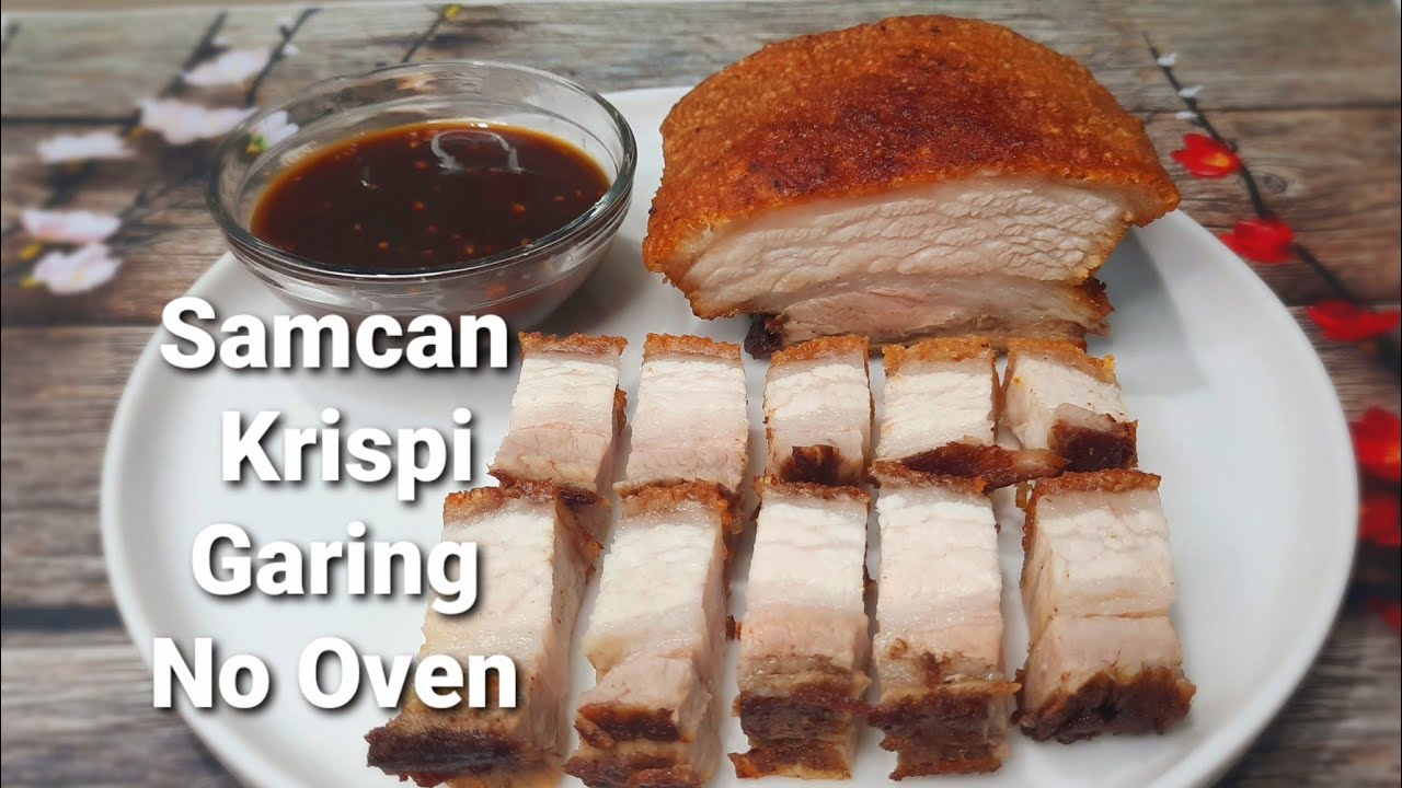 Resep Samcan Goreng - KRIUK KRIUK GARING | NO OVEN | CRISPY Deep Fried Pork Belly | Nael Onion