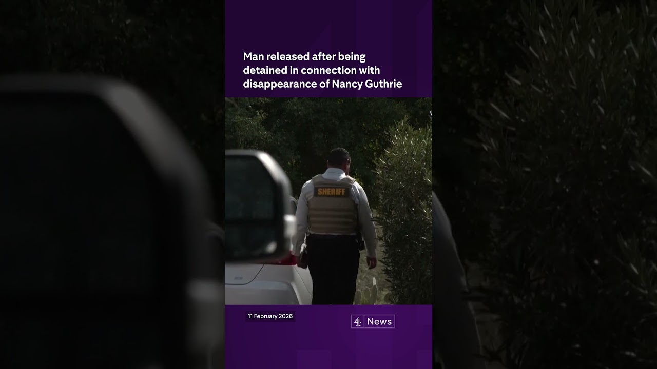Man released after being detained in connection with disappearance of Nancy Guthrie