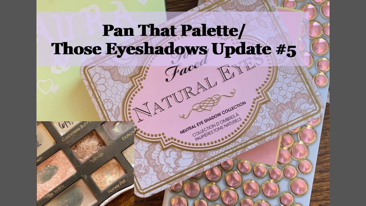 November Pan That Palette/ Pan Those Eyeshadows (Update 5)
