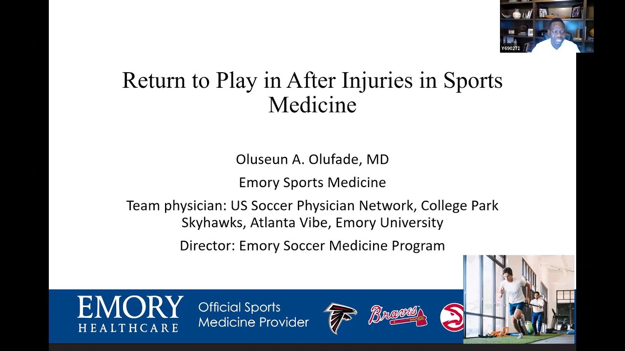 Return to Play After Injuries in Sports Medicine | Fellow Online Lecture Series