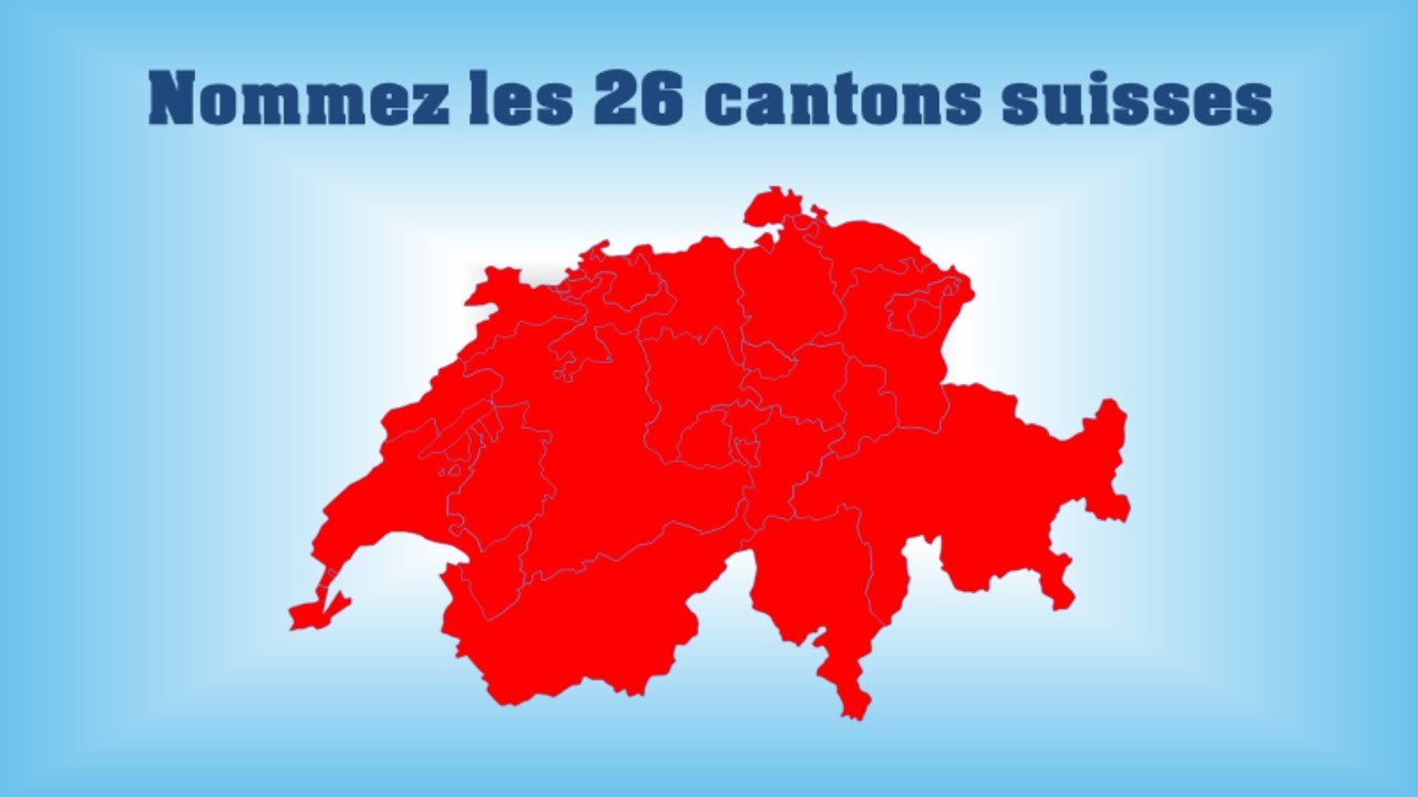 Connaissez-vous les 26 cantons de la Suisse ? 😎