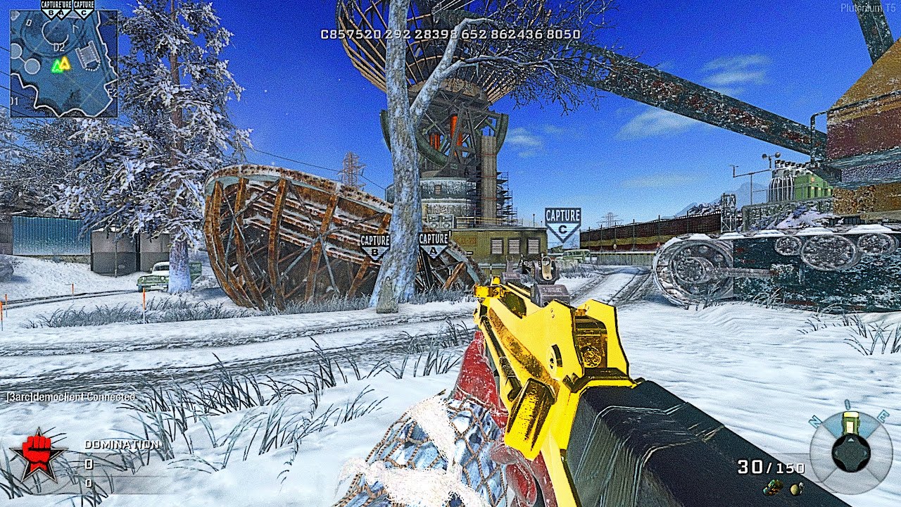 GOLD FAMAS MAP: 'ARRAY' BLACK OPS 1 DOMINATION ONLINE GAMEPLAY (no commentary)
