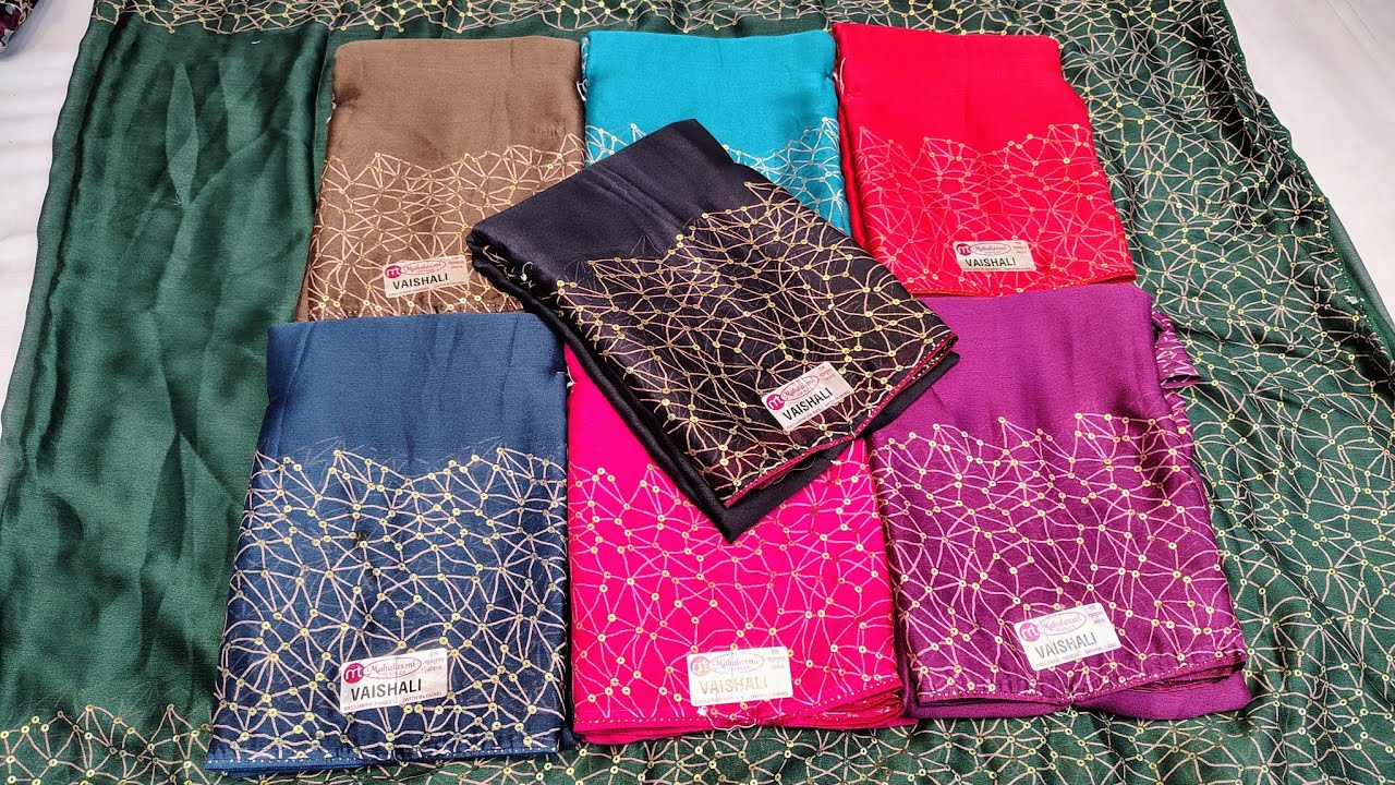 Chickpet wholesale sarees // Laxmi Silk and sarees  