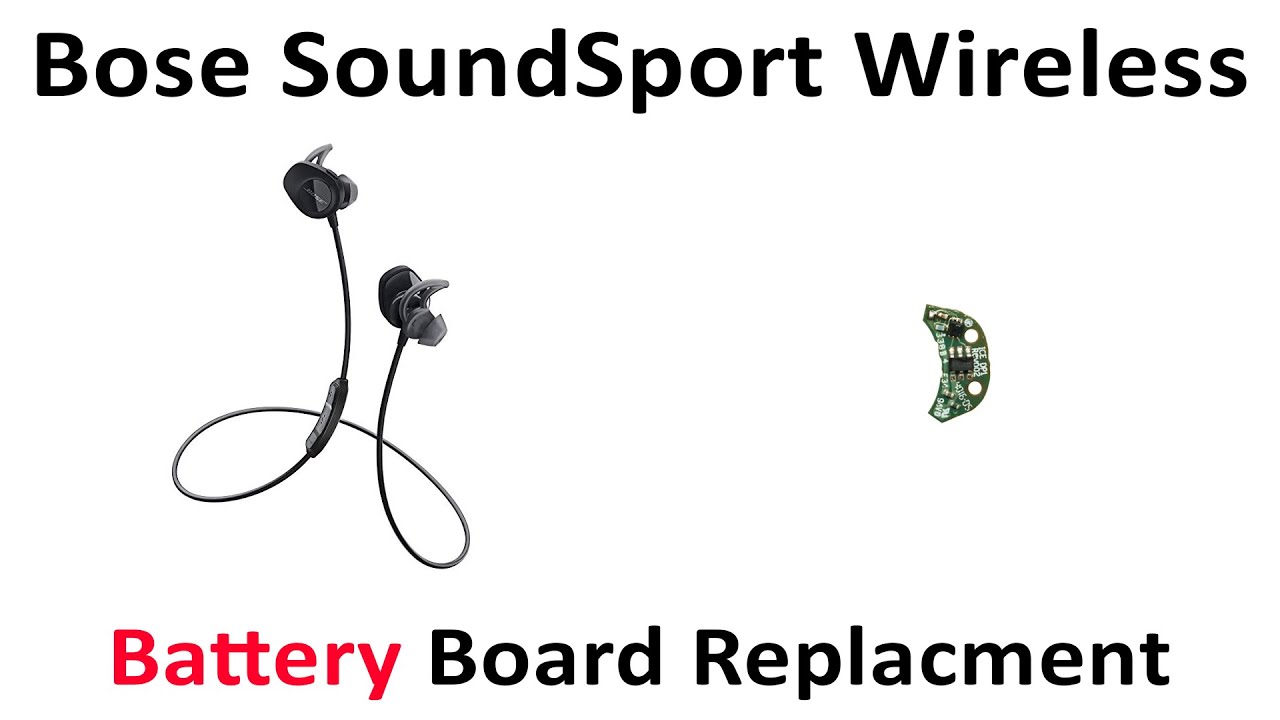 Как отремонтировать и заменить основную плату аккумулятора Bose Soundsport