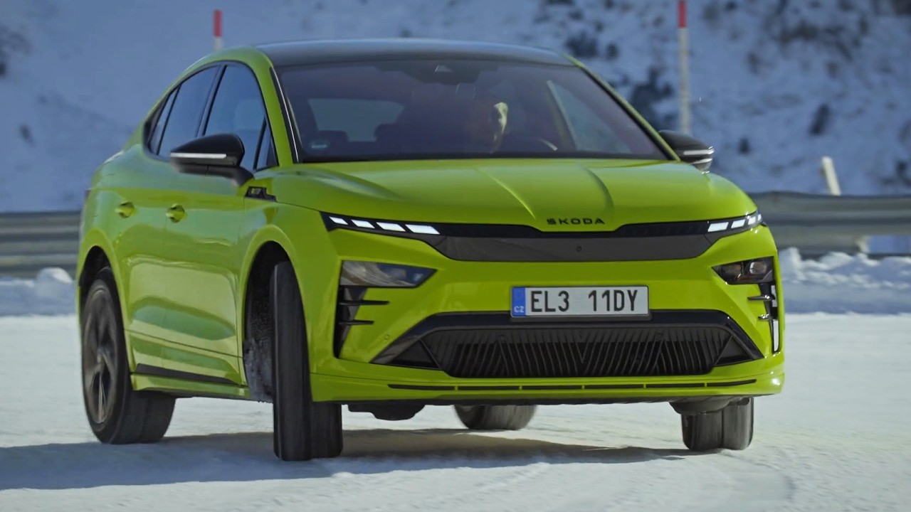 &Scaron;koda Electric 4x4 w śniegu &ndash; wyjaśnienie