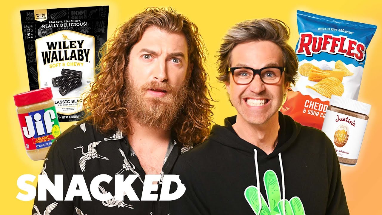 Rhett and Link Break Down Their Favorite Snacks | Snacked