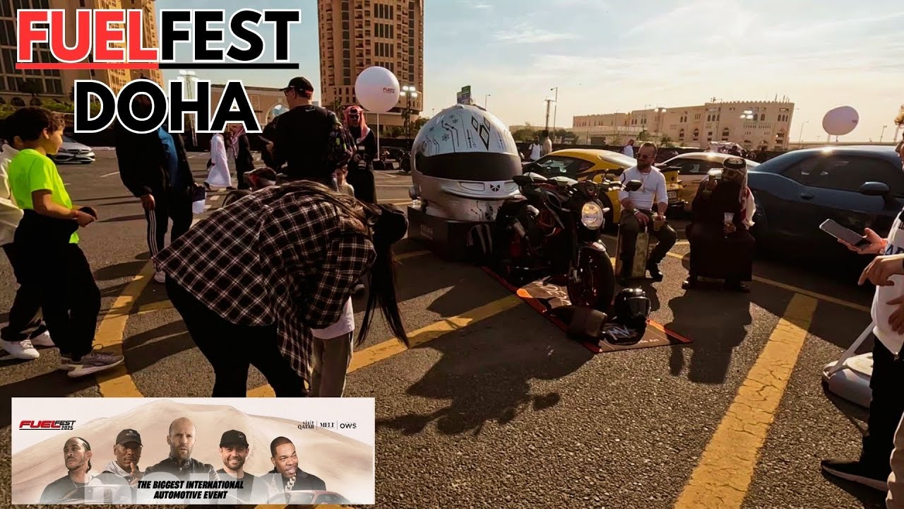 FuelFest Qatar Walk | RAW Sounds | Car Event Ambience 🇶🇦