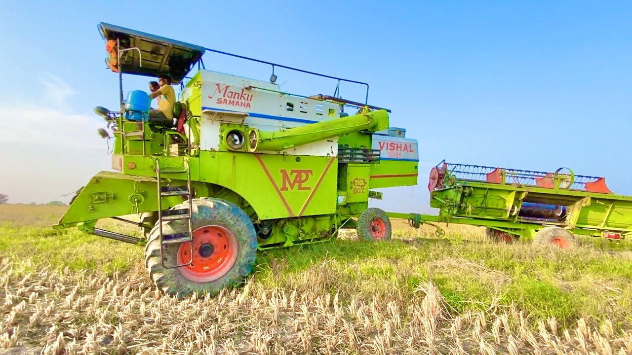 Day-2 | Harvesting Vishal 435 Combine and Sonalika 60 Rx