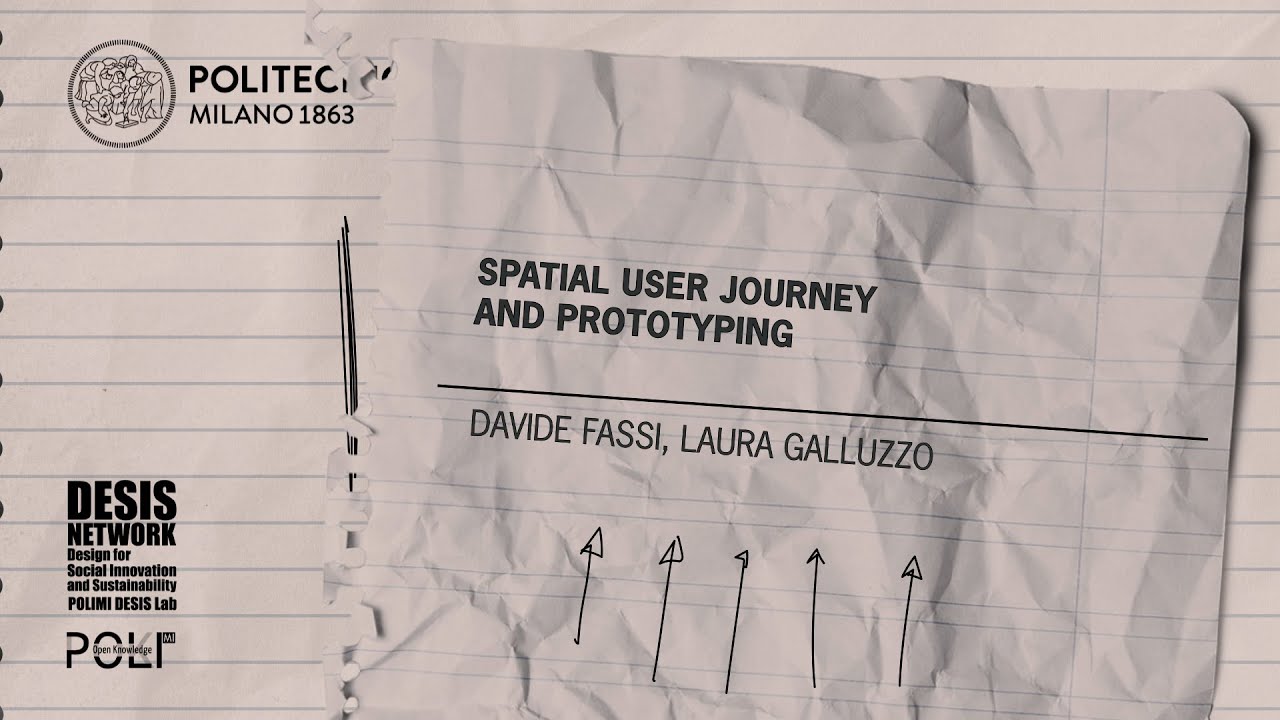 Spatial user journey and prototyping (Davide Fassi - Laura Galluzzo)