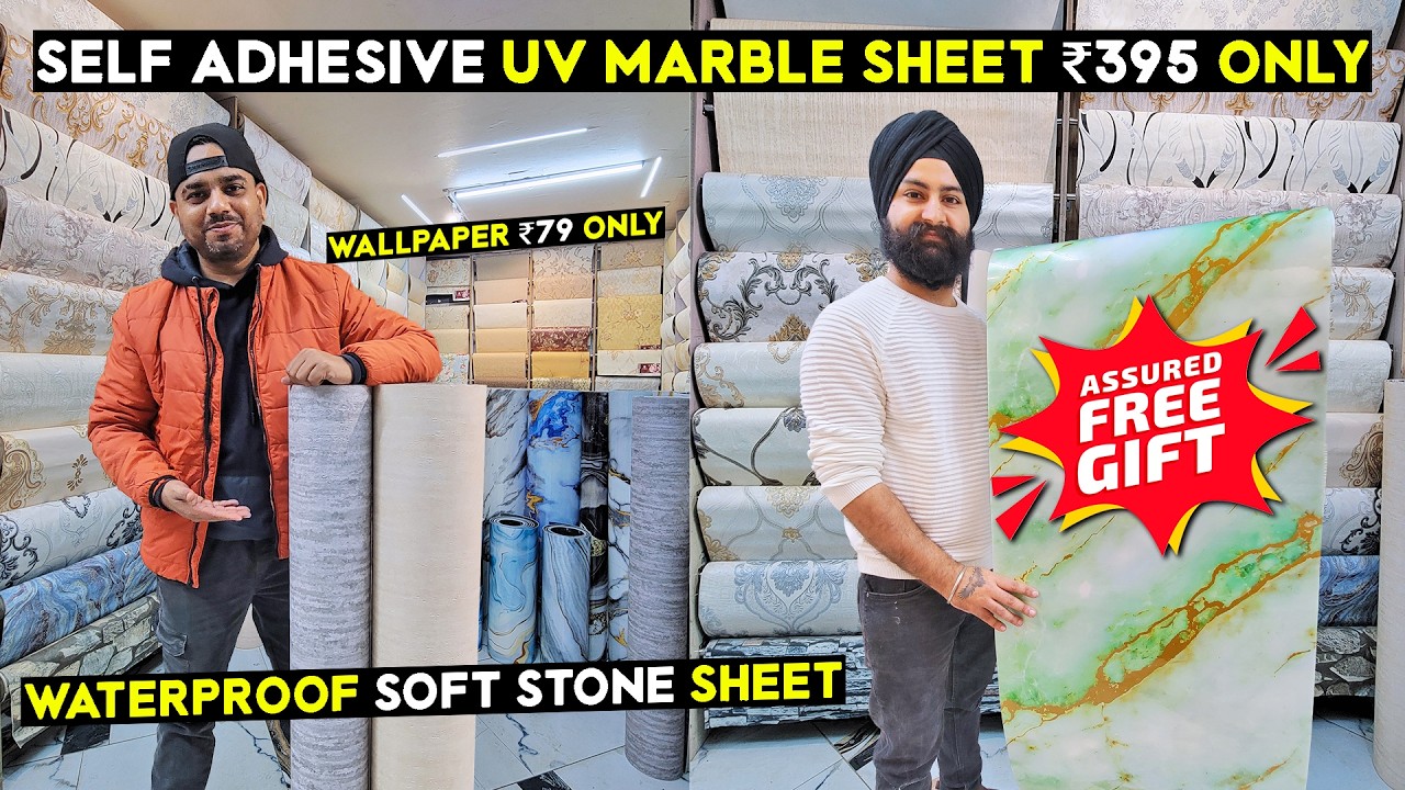 Self Adhesive #uvmarblesheet ₹395 Only | #wallpapers Starting at ₹79 Onwards | Waterproof Decorative