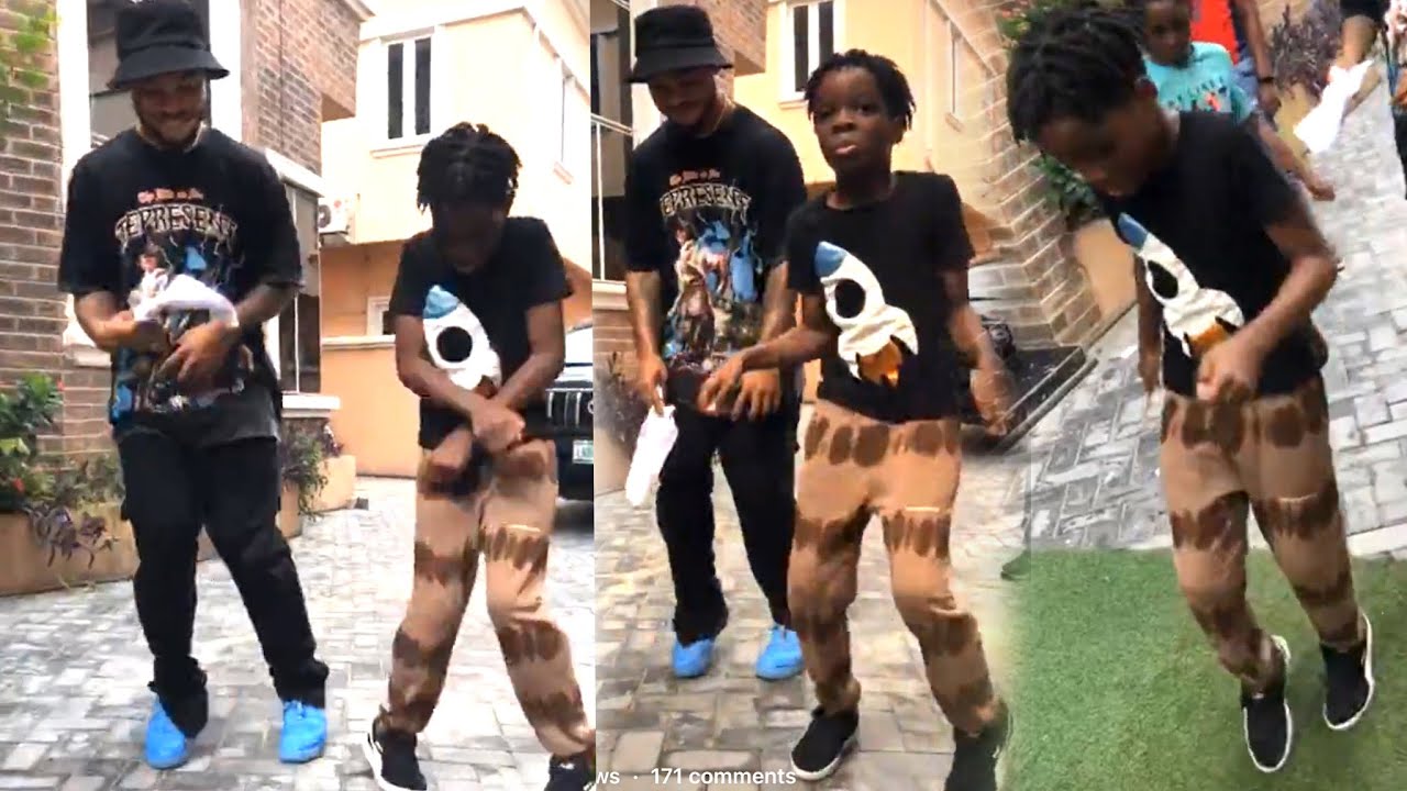 Wizkid's Son Challenges Poco Lee With Impossible Dance Moves