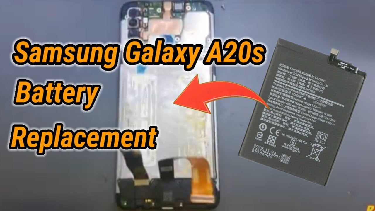 SAMSUNG GALAXY A20S | BATTERY REPLACEMENT | TAGALOG