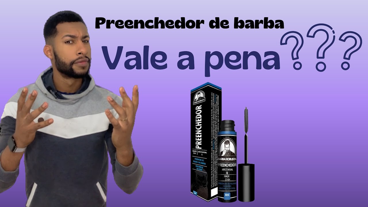 Testei o preenchedor de barba (Barba robusta) !!