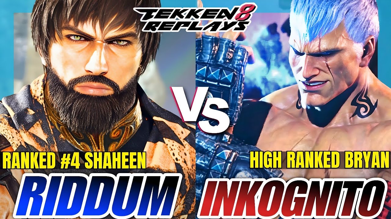Tekken 8 | Riddum (Shaheen) vs Inkognito (Bryan) | High Level Ranked Match Replay