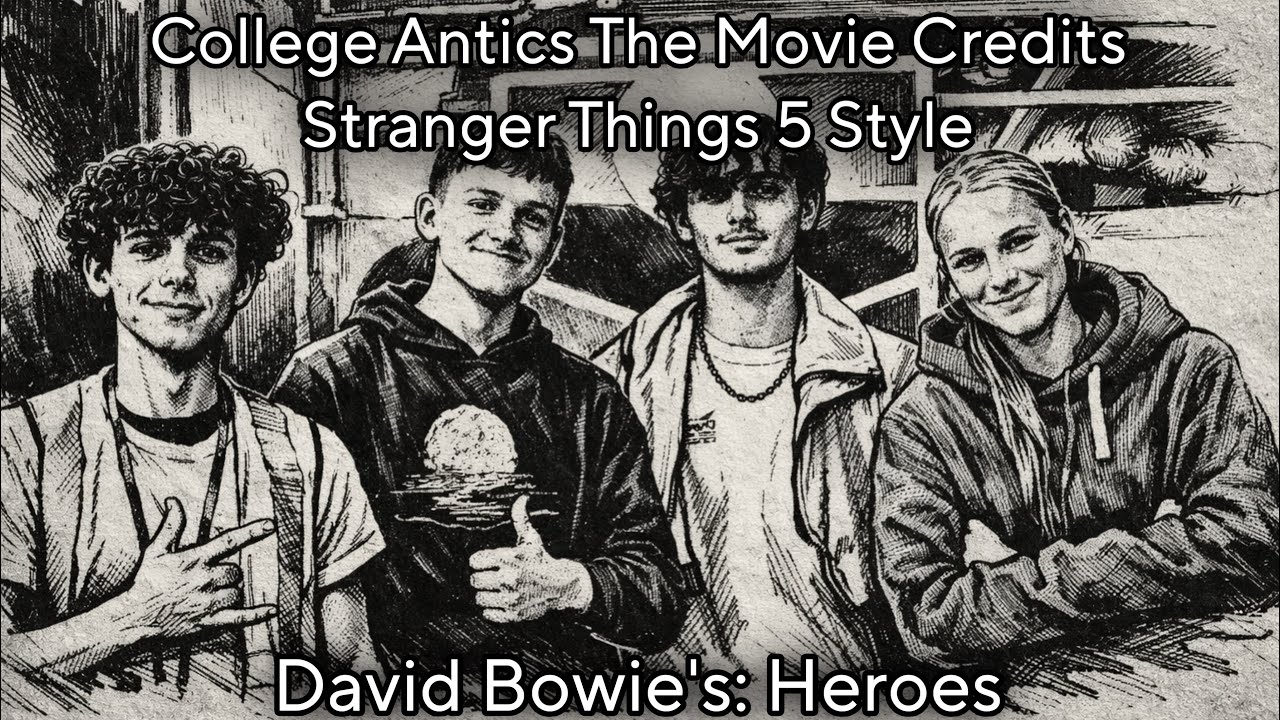 College Antics The Movie - Stranger Things 5 Credits (David Bowies’: Heroes)