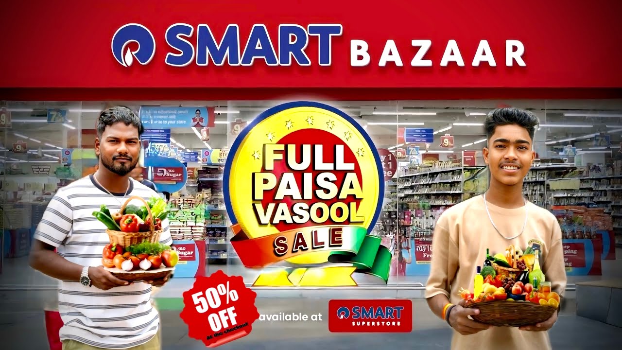 Smart Bazar Me Full ￼￼￼￼Peisa Vasool😍🤔|| ￼Bada sele😳😵‍💫