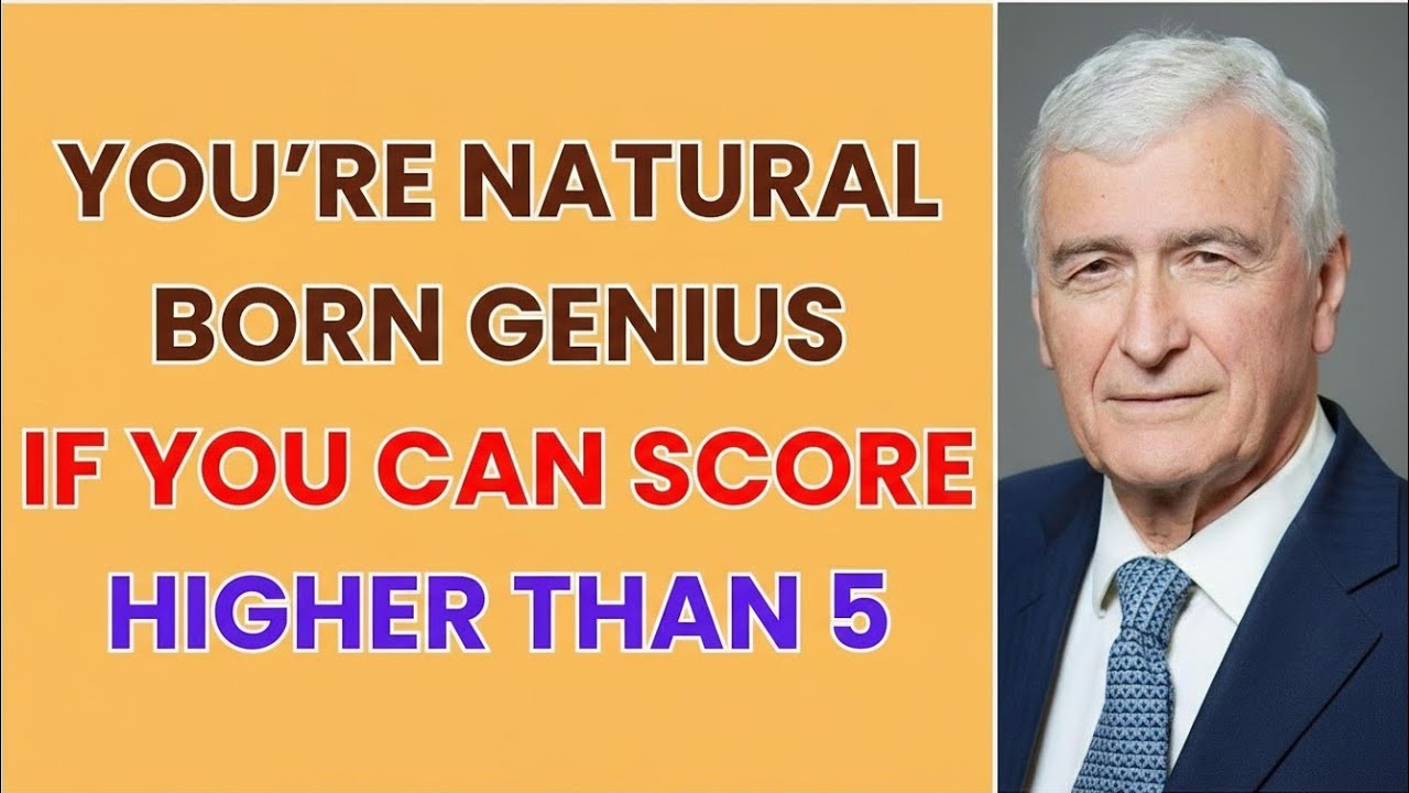 YOU'RE A NATURAL BORN GENIUS IF YOU CAN SCORE HIGHER THAN 5 IN THIS QUIZ!