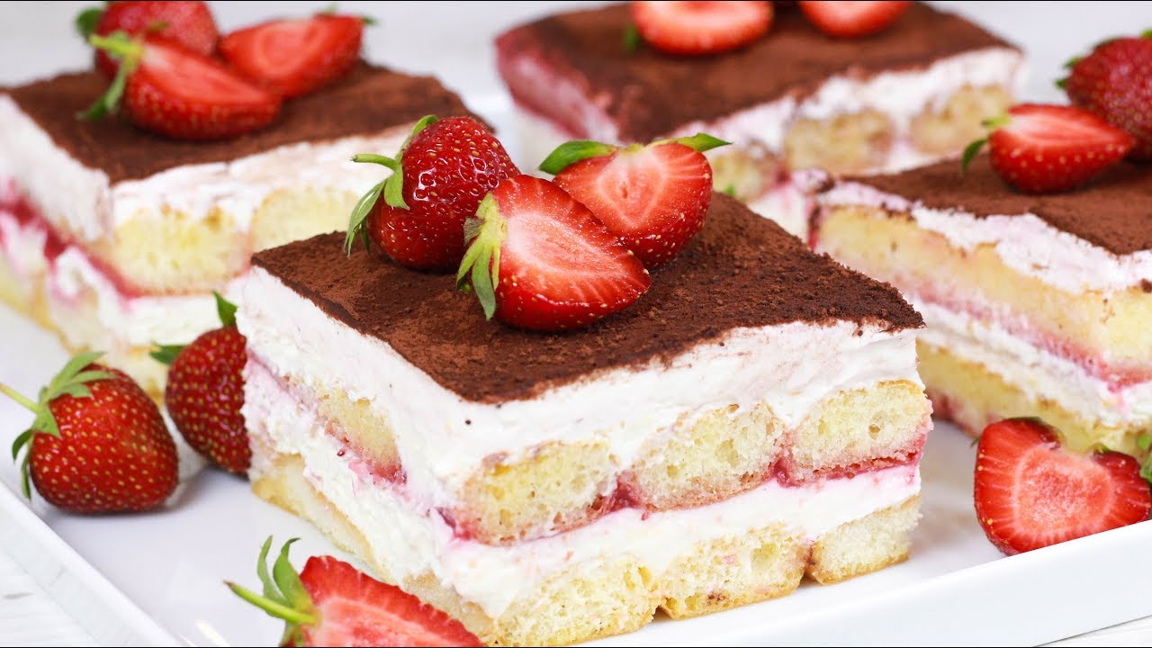 Bestes Erdbeer Tiramisu Rezept