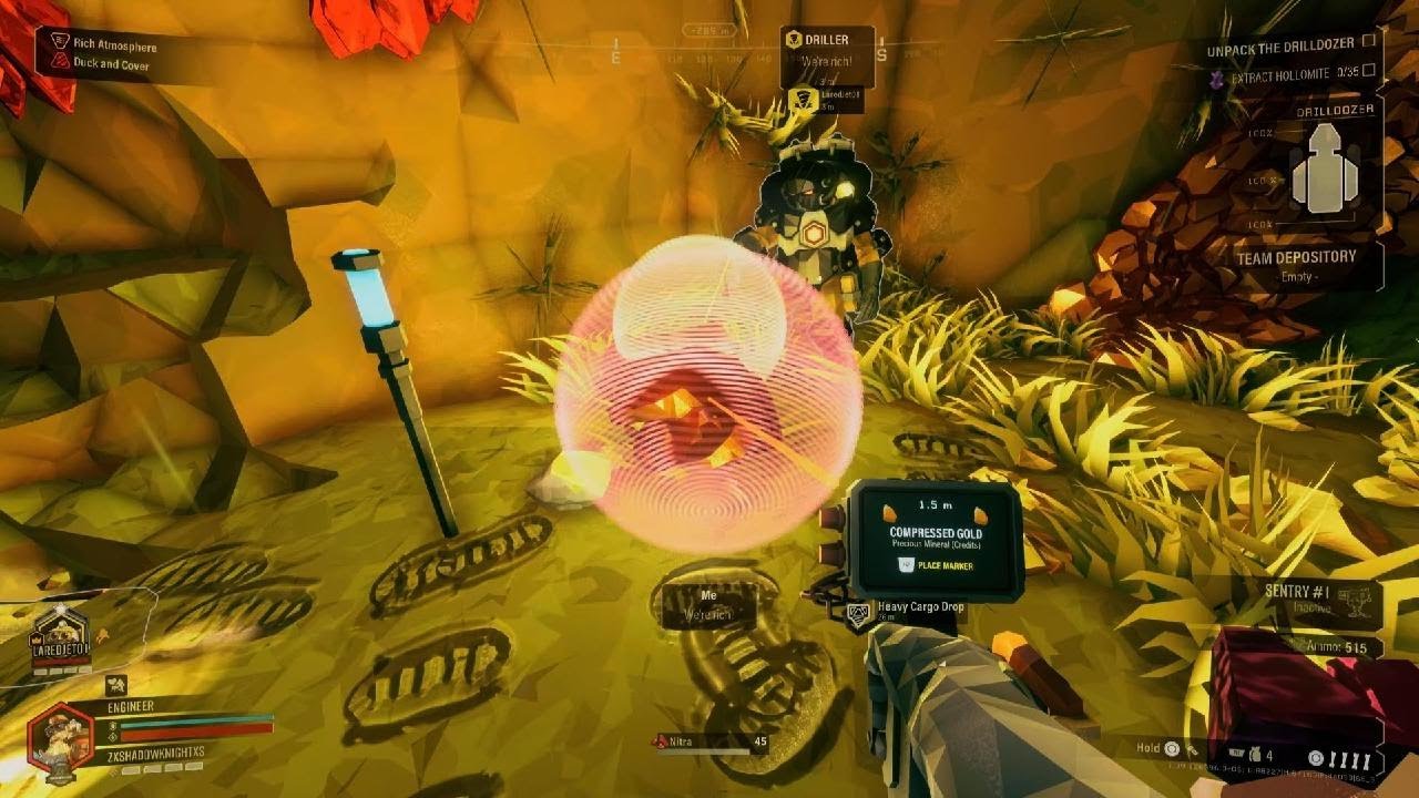 Deep Rock Galactic rock and stone