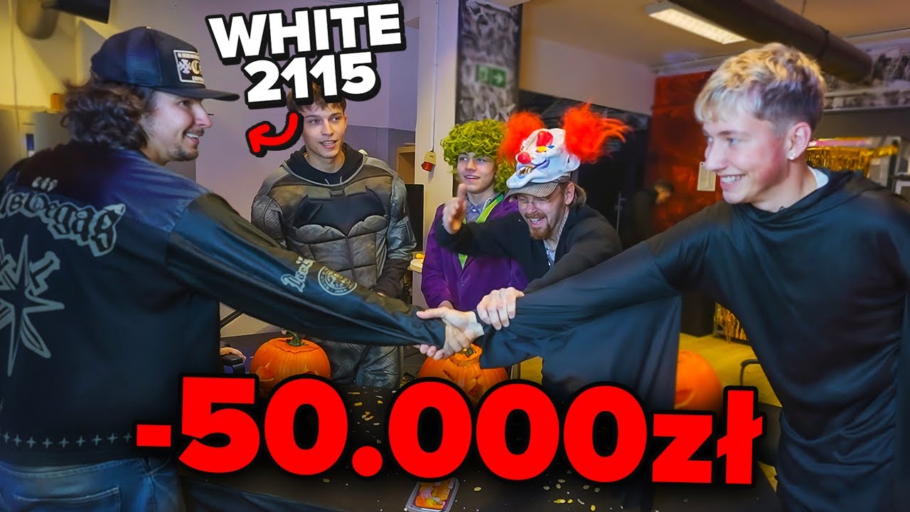 PRZEGRAŁEM ZAKŁAD Z WHITEM 😭 (-50K)