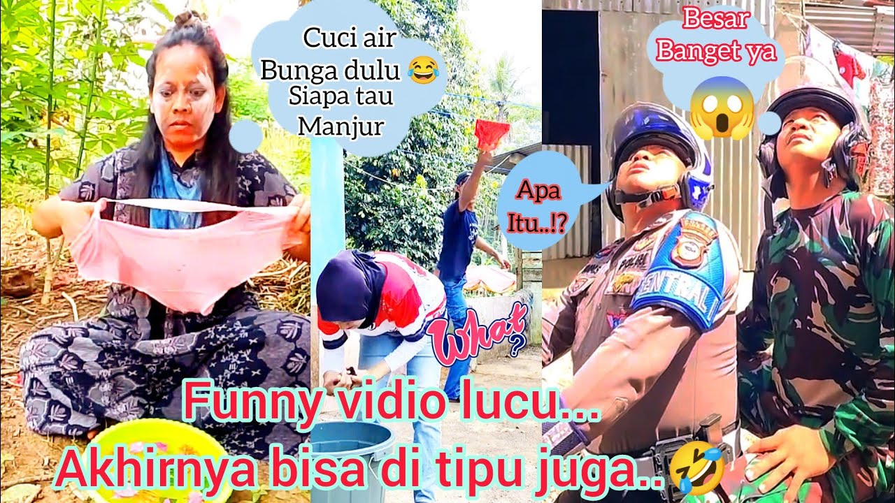 Funny vidio lucu‼️momen lucu pak polisi di kerjain pen....hat😱⁉️