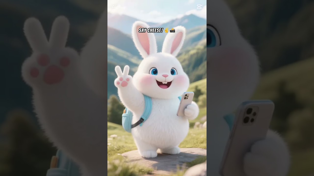 This little bunny knows how to strike a pose!🐹