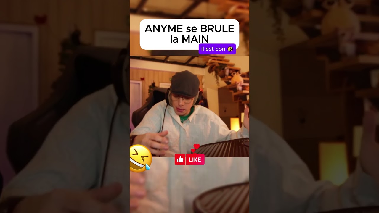 ANYME se BRULE la MAIN 🤣😭 