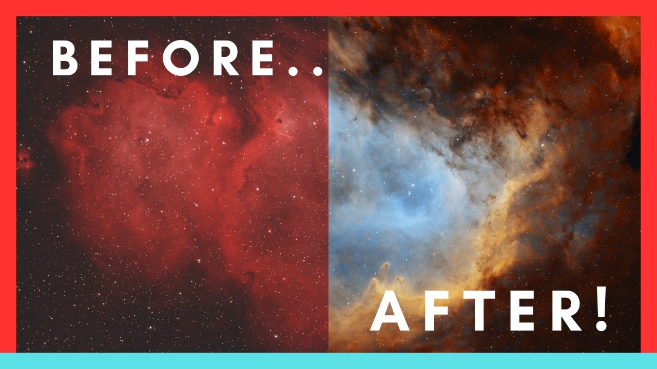 From Meh to MARVELOUS: Processing OSC Narrowband to the SHO Palette - PixInsight tutorial