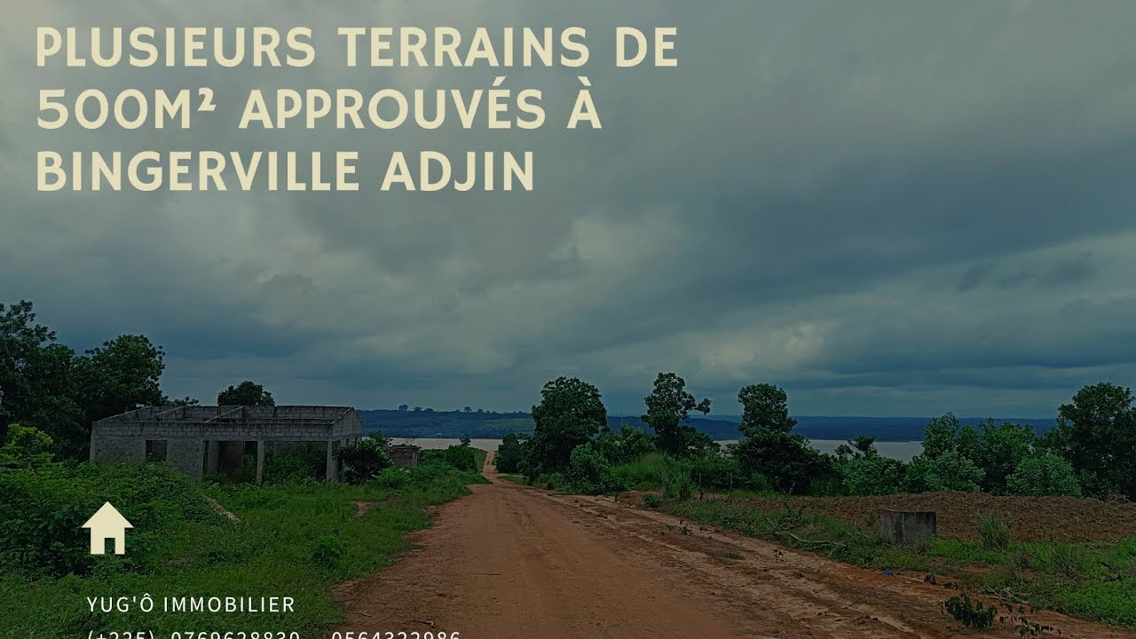 Plusieurs terrains approuv&eacute;s &agrave; Bingerville ADJIN #cotedivoire #investir #immobilier #bingerville