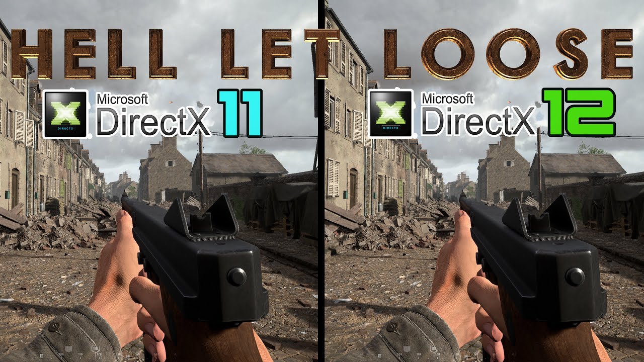 𝐑𝐗 𝟔𝟗𝟎𝟎 𝐗𝐓 𝟏𝟔𝐆𝐁 ► Hell Let Loose CARENTAN ► DirectX11 vs DirectX12 Max Detail