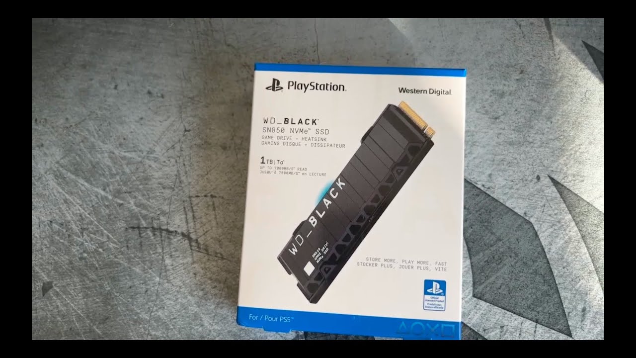 PS5 Official SSD Upgrade -WD SN850 Install Guide