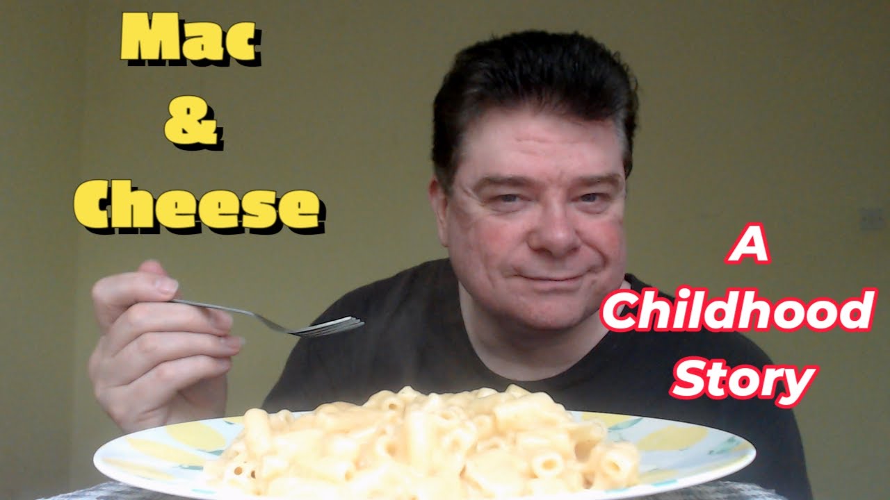 ASMR - Eating Homemade Mac & Cheese For Lunch (A Funny Childhood Story)