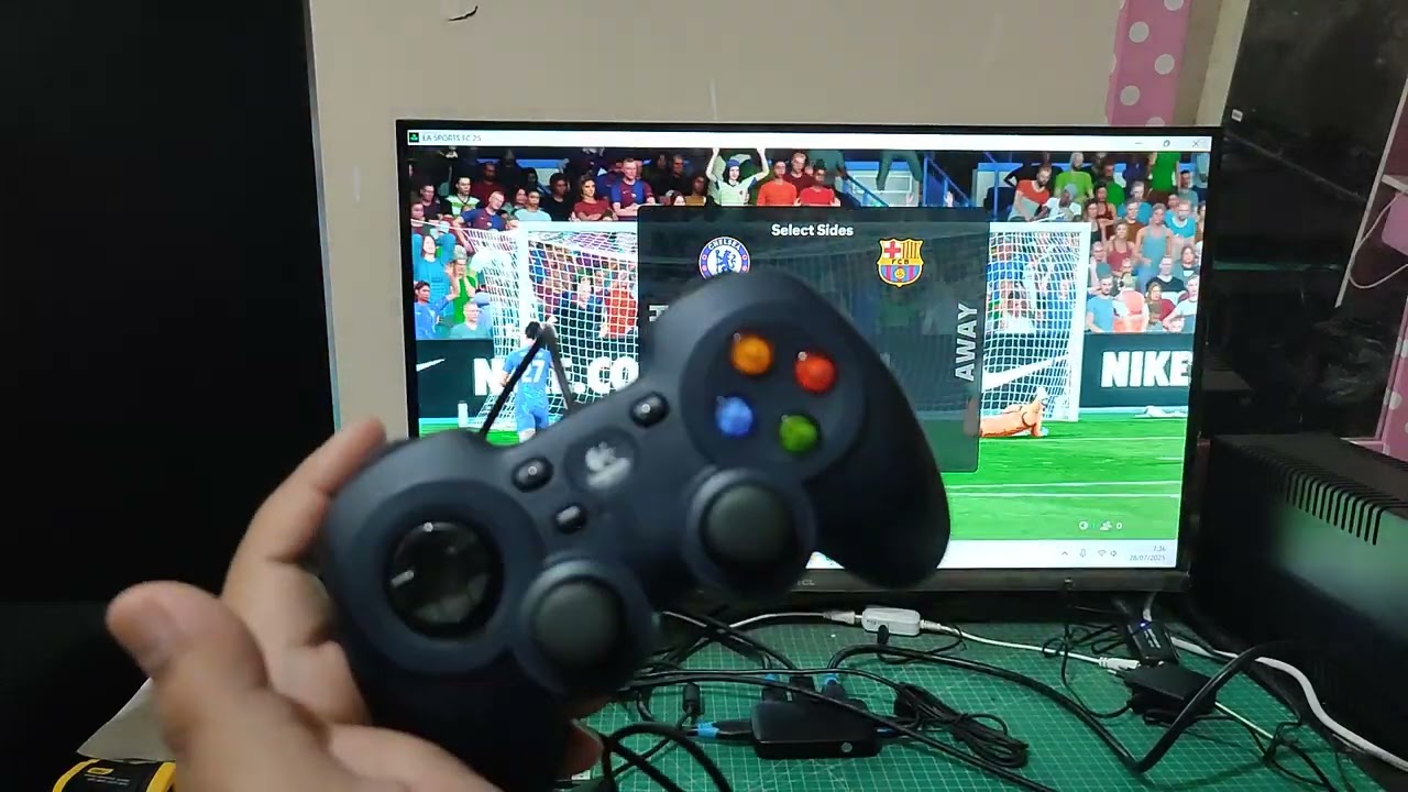 TES GAMEPAD LOGITECH F310 DI FC25