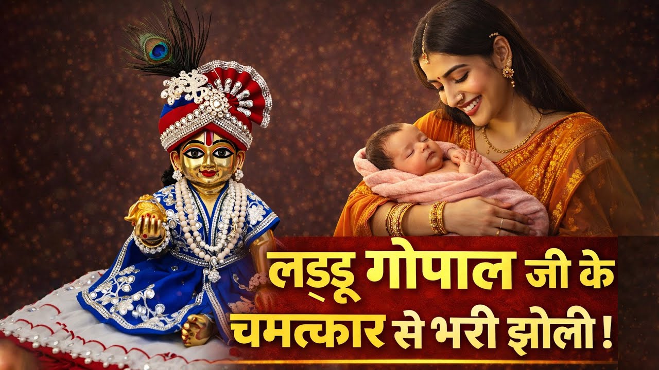 भक्त का सच्चा अनुभव - लड्डू गोपाल जी के चमत्कार से जिंदगी बदली.. Laddu Gopal chamatkar. True Story