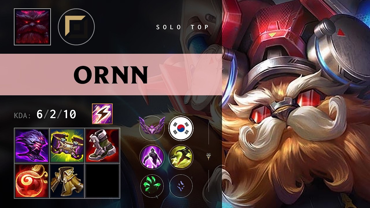 Ornn Top vs Malphite - KR Master Patch 26.11