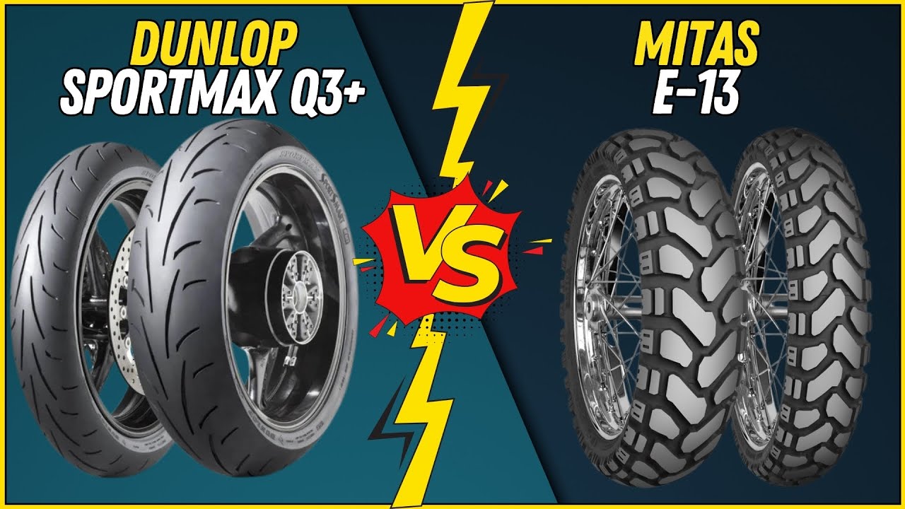 Dunlop Sportmax Q3+ vs Mitas E-13: Sport Tire Face-Off