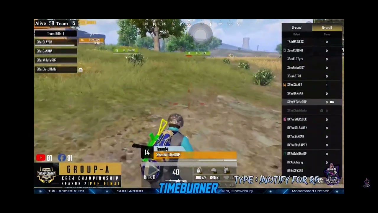 Cumilla Esports Championship S2 |DAY - 1 IFinals | @timeburnergg  #customroompubgm #pubgmcaster
