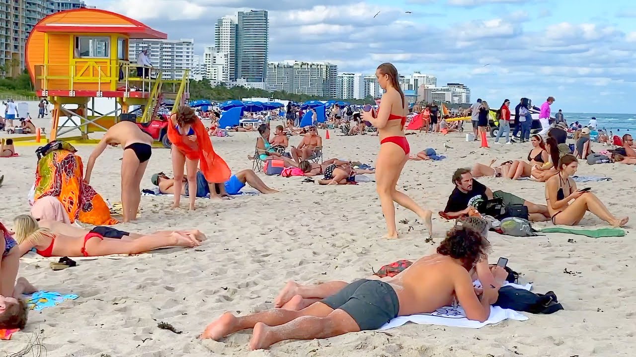☀️ BEACHTUBER 🌊. MIAMI BEACH 🏝️ ENJOYING THE BEACH !!