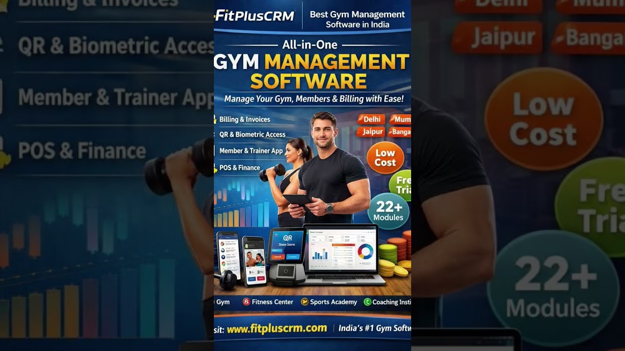 Best Gym Management Software in India | FitplusCRM Demo & Features 2026