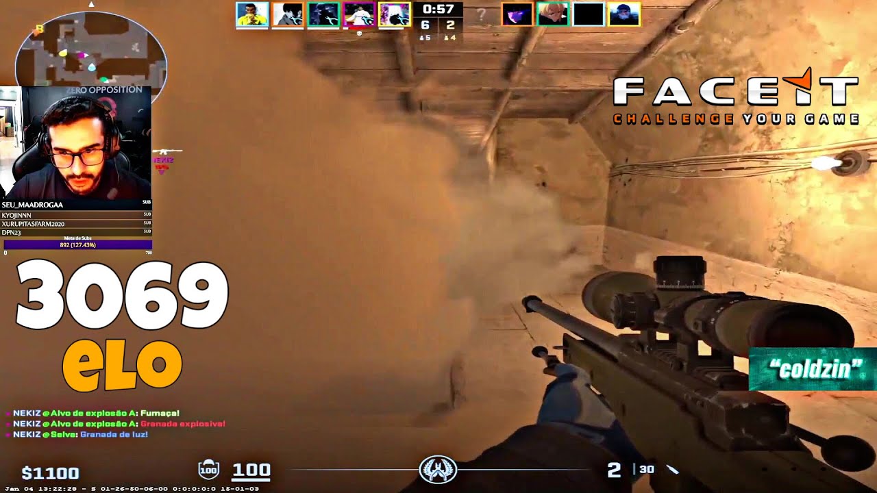 coldzera CS2 FACEIT LVL10 MIRAGE GAMEPLAY ( FULL MATCH VODS )