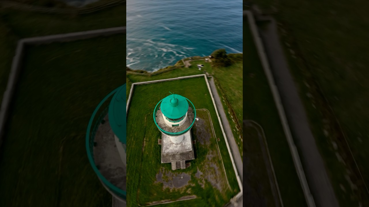 Beautiful Lighthouse😍 #drone #fpv #dji #spain #fpvdrone #travel #asturias #gopro