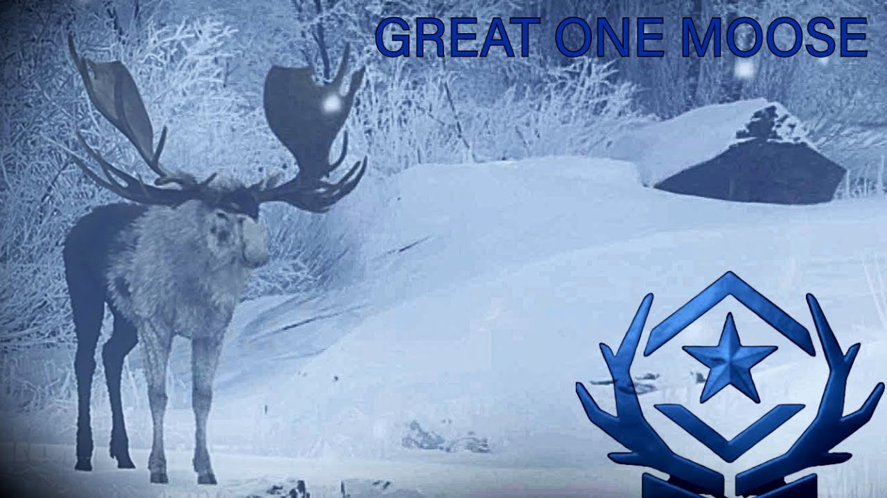 FINALLY TAKING DOWN MY 2ND BEAUTIFUL GREAT ONE MOOSE-hunter call of the wild