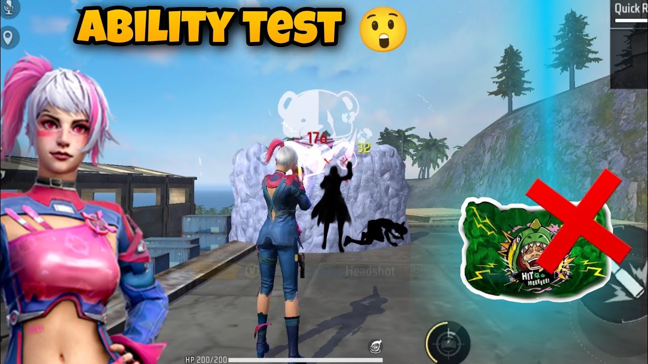 iris character ability test in free fire / new character ability - Garena Free Fire