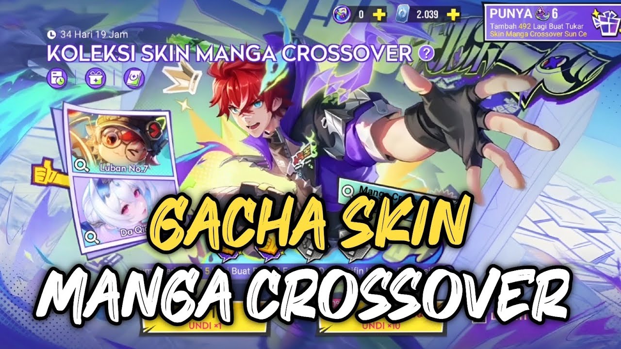 GACHA SKIN MANGA CROSSOVER, TERNYATA MURAH GA NYAMPE 2K TOKEN | HONOR OF KINGS 