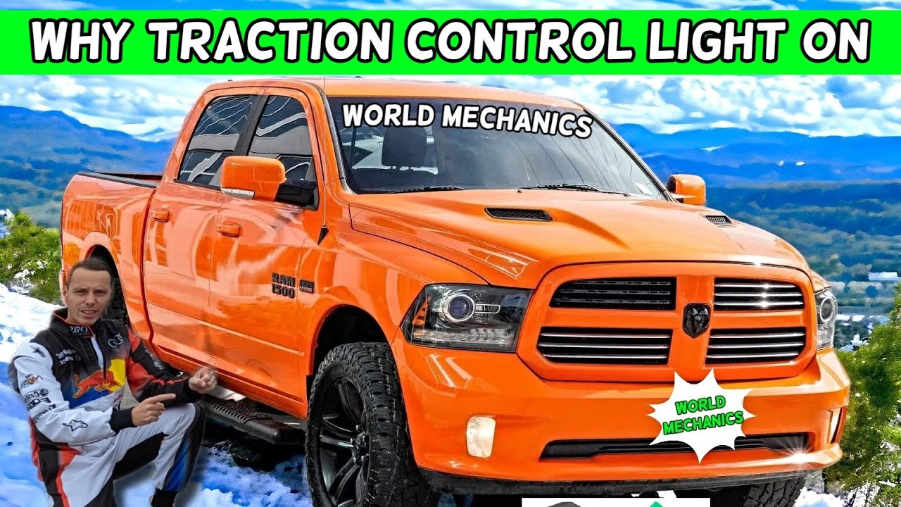 DODGE RAM WHY TRACTION CONTROL LIGHT ON 1500 2500 3500 2013 2014 2015 2016 2017 2018
