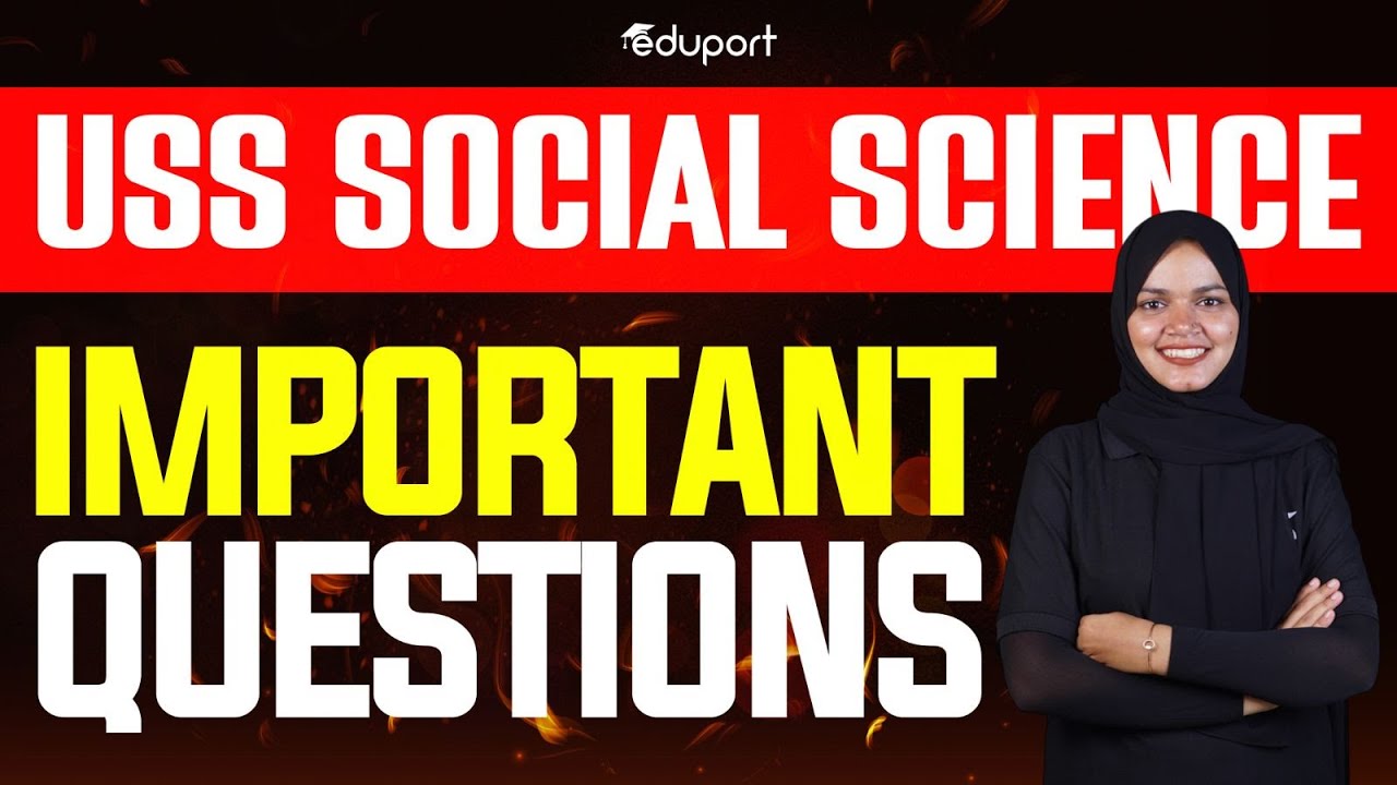 STD 7 USS 2025 Social Science | Important Questions | Eduport