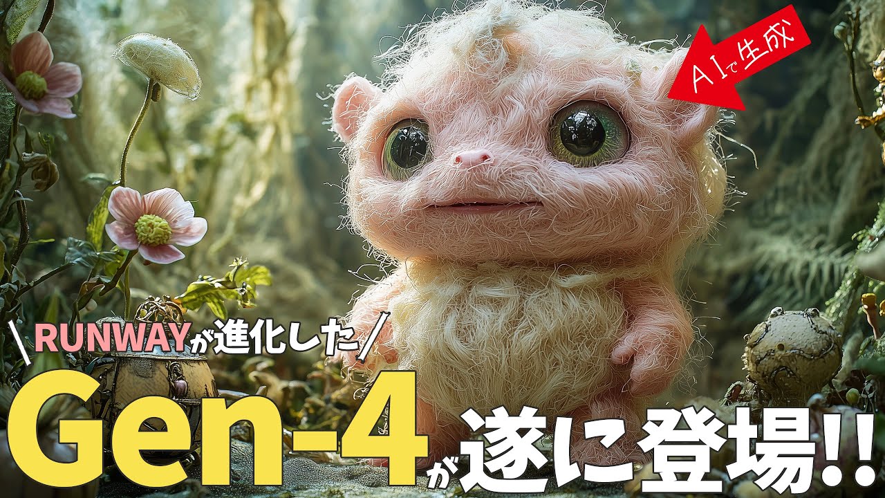 Runwayが『Gen-4』に待望のアップデート!!『実写系』『アニメ系』など、スタイル別に精度を検証してみた。